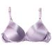 XWSM BH Made of 100% mulberry lide thin ultra-out cup-bra wireless everyday bralette for women complete coverage Breaking-active lounge top 85a-B purple