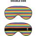 Rainbow Pattern Unisex Sleeping Eye Mask | Soft Light-Blocking Comfort - Shop Now - Buy Online on GoSupps.com