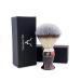 Jag Shaving Men's Synthetic Silvertip Shaving Brush Ergonomic Design Red and Black Red / Black