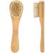 Facial Brush Face Dry Brush Exfoliating Cleaning Skin Facial Dry Brushing Scrubber with Ergonomic Wooden Handle - Buy Online on GoSupps.com
