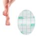 100PCS PU Anti Wear Shoe Sticker Blister Prevention Protection Pad Waterproof Anti wear Shoe Sticker Heel Protectors Protect Skin from Rubbing Shoes (Skin Color with Cushion) Transparent