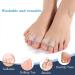 Toe Separator and Corrector Bundle - 10pc Set for Hammer Toe, Bunion Pain, Overlapping Toes - Soft Gel, Improved Walking Quality - Buy Online on GoSupps.com