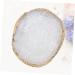 FUNOMOCYA Unique Resin Manicure Palette Agate Edge Nails Plate Art Tools White Kit 95*83cm white - Buy Online on GoSupps.com