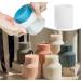 TOPYS Striped Pillar Aesthetic Molds  Cylindrical Tall Pillar Candle Mold  Ribbed Twist Geometric Abstract Decorative Striped Silicone Mold for Crafts Aromatherapy Candle Handmade Soap Making(3.3)