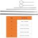 Fupei Round Head Reptile Probe 5 Sizes Smooth Anti Allergic Snake Probe Kit for Snake Sexing Probe - Buy Online on GoSupps.com