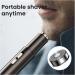 Buy Electric Nose Hair Trimmer for Men - Rechargeable & Washable Nose & Ear Hair Clipper in Blue - Buy Online on GoSupps.com