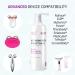 Absonic Glow Microcurrent Conductive Gel - Anti-Aging Serum Enriched with Hyaluronic Acid Collagen Niacinamide B3 for Facial LED RF & Nuface Devices - 8.5oz Bottle - Made in USA - Buy Online on GoSupps.com