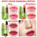 3Pcs Aloe Vera Strawberry Red Cherry Lip Color Changing Lipstick Set | Green Magic PH Lipstick Tinted Lip Balm Gloss Makeup Set for Women - Buy Online on GoSupps.com