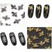 2 Boxes AB Nail 3D Art Accessories - 24 Pcs Mixed Sizes, Multi Shapes Manicure Decoration in Golden and Silver - Nail Face Makeup DIY Craft - Buy Online on GoSupps.com