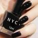 Black Nail Polish - Nail Varnish Quick Dry & Long Lasting 12ml Nails Polish Water-Based Low Odor Environmental Friendly Mild Nail Paint for Nail Art Diy Manicure at Home
