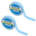 2PCS Lace Front Wig Support Tape Hair Extension salon Blue Tape Double Sided Adhesive Roll Sticky Tape(0.8cm*3yard) 2 Roll 0.8CM * 3Yard 2 Blue Tape - Comfort