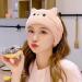 Limtula Plush Big Hairband Soft -face Embroidery Headband Elastic -slip Fleece Headwrap for Washing Face Makeup Tool Light brown - Buy Online on GoSupps.com