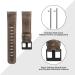 EZCO Leather Bands Compatible with Fitbit Versa/Versa 2 / Versa Lite  Vintage Genuine Leather Band Replacement Strap Wristband Accessories Man Women 5.5-7.8 Wrist Compatible with Versa Smart Watch Dark Coffee Brown - Buy Online on GoSupps.com