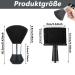 2 Pieces Hairdresser Brush Set - Soft Neck & Staub Removal Brush for Salon Stylists | Black Hair Cutting Tools - Buy Online on GoSupps.com