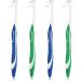 Buy WLLHYF 4 Pcs Tuft Toothbrush Set - Soft End-Tufted Brushes for Interdental Cleaning (2 Blue + 2 Green) - Ideal for Orthodontics & Detail Care - International Shipping Available - Buy Online on GoSupps.com