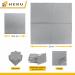 HEKU 100 Single-Colored 3-Layer Napkins | 33x33cm | High-Quality Absorbent Napkins for Events & Gastronomy | Stylish Silver 5-Pack - Shop Internationally! - Buy Online on GoSupps.com