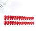 AZZORI Almond Shape Red Press on Nails - 24Pcs Medium Length Glossy False Nails for Women - Buy Online on GoSupps.com
