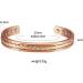 Enercoppex Copper Bracelet for Arthritis Relief | Pure Copper & 3500 Gauss Magnets | Healthy Joint Treatment Jewelry - Buy Online on GoSupps.com