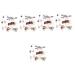 FRCOLOR 10 Sets Bridal Headwear Wedding Hair Clips for Brides Rhinestone Hair Accessories Bridal Hair Accessories Pearl Hair Comb Pearls Hair Combs Aquamarine Wedding Dress Bridesmaid
