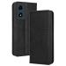 RankOne Flip Leather Case Cover for Motorola Moto G04S / G04 / G24 / G24 Power (6.5" Inches) Black Motorola Moto G04S Black