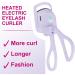 Heated Eyelash Curlers - 2 Heating Modes with Comb for Natural Curling | Bright Purple Shop Internationally - Buy Online on GoSupps.com