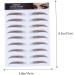 BIUDECO Fake Eyebrow Stickers 4pcs Eyebrow Stickers Waterproof Stickers Eyebrow Tattoos 6d Hair-like Eyebrows Stickers 4d Mold - Buy Online on GoSupps.com