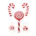 Travelfreely Christmas Decorations Red and White Sweets Lollipop Stick Combination Decoration Party Decoration