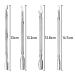 Pinkiou 4 PCS Cuticle Pusher and Cutter Set - Stainless Steel Manicure Pedicure Kit in Tin Box - Nail Art Remover Tools - Buy Online on GoSupps.com