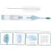 3-Pack Toothbrush Prosthesis Cleaning Brush - Blue Travel Set for Dentures & Oral Care - Buy Online on GoSupps.com