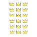 Oottati Small Cute Yellow Crown Ankle Temporary Tattoo Set (2-Pack) - Buy Online on GoSupps.com