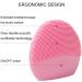 Mini Silicone Facial Cleansing Brush - FEITA Waterproof Silicon Face Cleaner and Electric Masager System for All Skin Types (Pink) - Buy Online on GoSupps.com