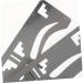 2pcs Eyebrow Ruler Brow Guide Template Eyebrow Shaping Stencil Eyebrow Shape Card 1 count (Pack of 1) Black - Buy Online on GoSupps.com
