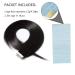 Buy SEGO TAPE Remy Hair Extensions - 20 Tressen Adhesive Hair Parts | Natural Black #1B 22 (56cm) + 10 Free Tapes - 50g - Buy Online on GoSupps.com