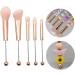 Beaded Eyeshadow Brush Set - Professional Makeup Brushes Toolkit for Women | Synthetic Angled Foundation Brushes - Buy Online on GoSupps.com