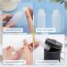 Benecreate 8x50ml Transparent Squeeze Sample Bottles - Refillable Plastic Containers for Makeup Cosmetics Toiletries - Travel Essentials - Buy Online on GoSupps.com