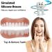 Dazluxe 2 Pair Temporary Veneers - Natural Comfortable Adjustable Cosmetic Teeth for a Confident Smile - Buy Online on GoSupps.com
