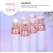 FRCOLOR 12pcs Plastic Foam Dispenser Bottle Empty Mini Foaming Pump Bottles Travel Cosmetics Refillable Containers for Shampoo Facial Cleanser Lotion (Rose Gold) As Shown - Buy Online on GoSupps.com