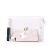 MOETYANG Clear Purse for Women, Clear Clutch Crossbody Stadium Bag See Through Golden