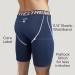 FITEXTREME Men's Compression Shorts 3 Pack - Cool Dry Mesh for Running & Workout - Athletic Small Short Mix - Buy Online on GoSupps.com
