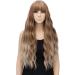 YEESHEDO Ombre Long Wavy Curly Wig for Women - Ombre Brown/Blonde - Cosplay & Daily Wear - Buy Online on GoSupps.com