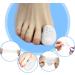 FirMate Big Toe Protectors - 10PCS Gel Toe Caps for Blisters, Corns, Hammer Toes - Silicone Toe Sleeves for Pain Relief (White) - Buy Online on GoSupps.com