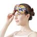 Colorful Ink Splashes Sleep Mask for Women | Adjustable Eye Shades with Elastic Strap | Perfect for Travel & Relaxation - Buy Online on GoSupps.com