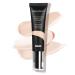Anglicolor Soft Matte Liquid Foundation Full Coverage Control Foundation Flawless Soft Durable Waterproof Foundation for Oily & Acne Skin 30 ml (101#Porcelain)