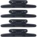 Pack of 6 Black Marine Dock Cleats for Kayak, Canoe, and Boat Mooring - Buy Online on GoSupps.com