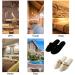 Teceyfeet 6 Pairs Disposable Hotel Slippers Set - Anti-Slip Terry Travel Shoes in Black & Beige | Perfect for Hotels & Swimming - Buy Online on GoSupps.com