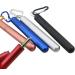 FJZFXKZL Straws Reusable Metal Straws Foldable Stainless Steel Straws Portable Keychain Telescopic Travel with Cleaning Brush Straws Straw (Color : Black-Black) - Buy Online on GoSupps.com