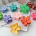 9PCS Big Flower Hair Claw Clips - Non Slip & Cute Hair Accessories for Women - Strong Hold Matte Finish - Ideal for Thin, Thick Hair - 9 Colors - Holiday Gifts for Women & Girls - Buy Online on GoSupps.com