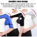 FoRes Adjustable Rotator Cuff Support Brace - Open Design with Detachable Airbag for Shoulder Pain Relief Dislocated Joints & Arthritis - Black - Buy Online on GoSupps.com