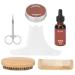 SYH&AQYE Beard Care Set Men Beard Trimmer and Beard Care Growth Kit Beard Cream Oil Comb Brush Mustache Scissors