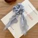 VMila Silk Hair Scarf Scrunchies 6 PCS - Ribbon Tail Ponytail Holders for Women, Girls - Elastic Hair Ties & Accessories - Buy Online on GoSupps.com